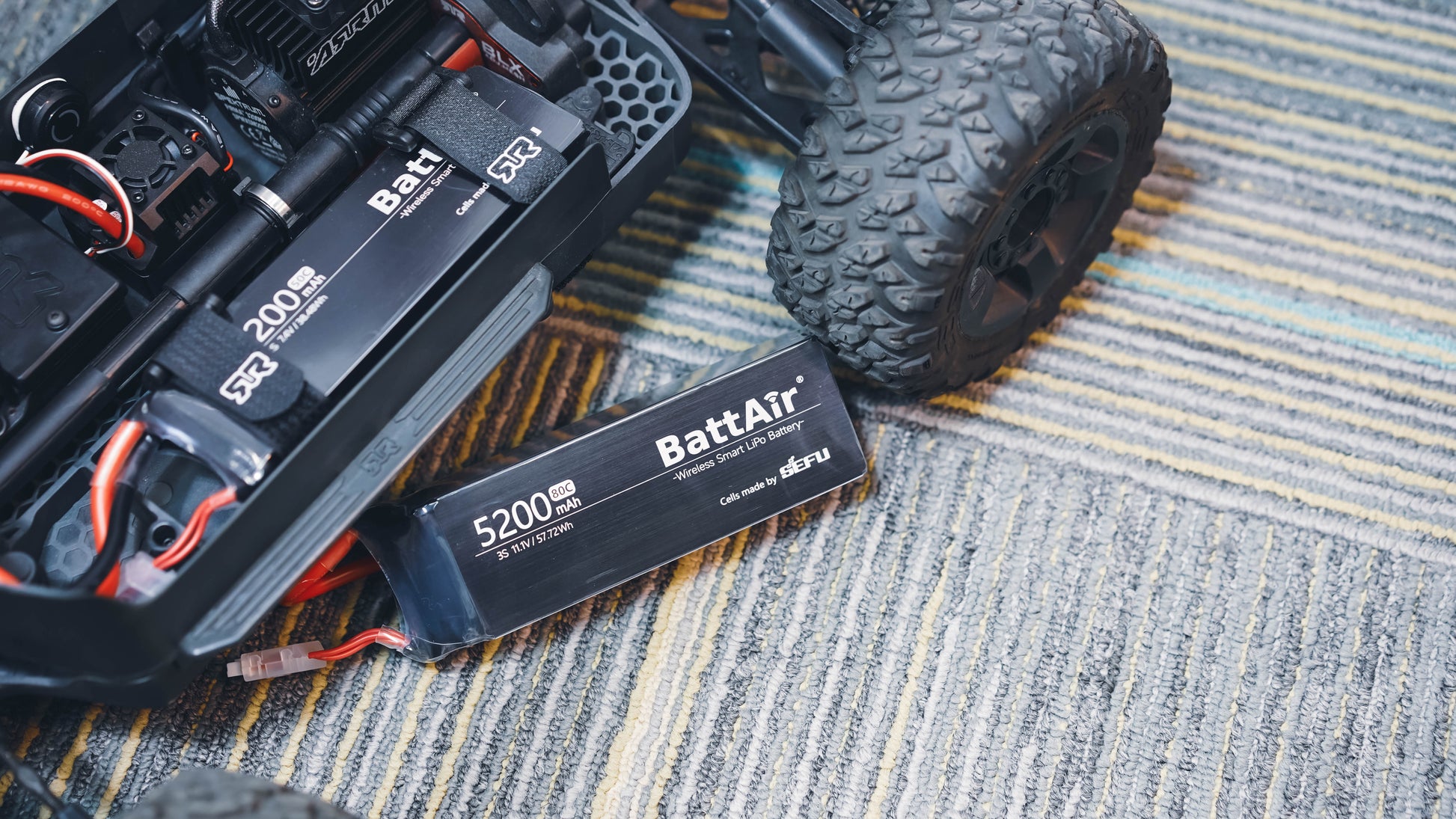 ISDT BattAir Smart Battery for RC Car, 3S 5200mAh 80C for RC Plane (1 Pack) ISDT