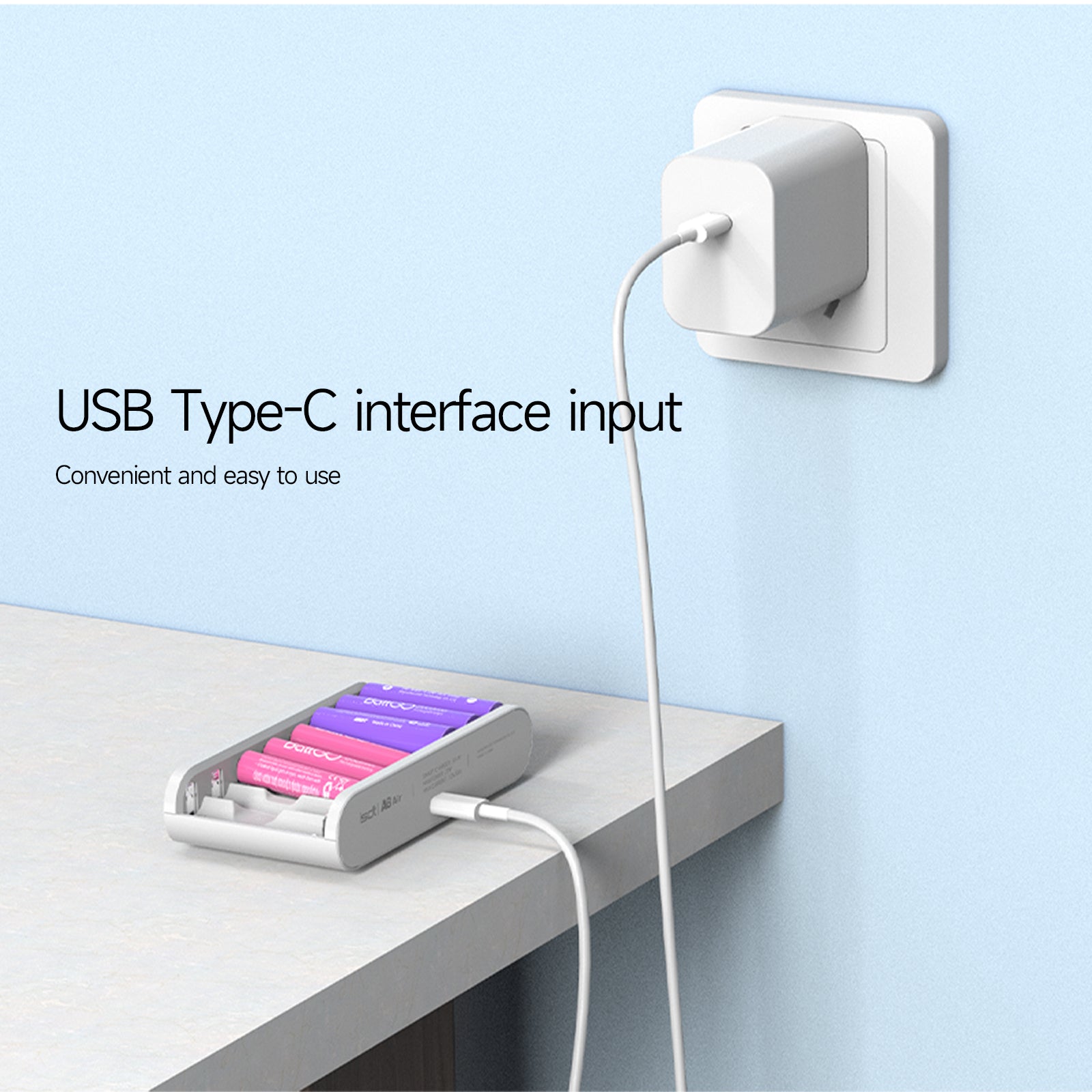 A8 Air Battery Charger,8-Slot Speedy Smart Battery Fast Charger with Bluetooth Function,Discharge Protect Function Rechargeable Battery Charger for AA AAA ISDT