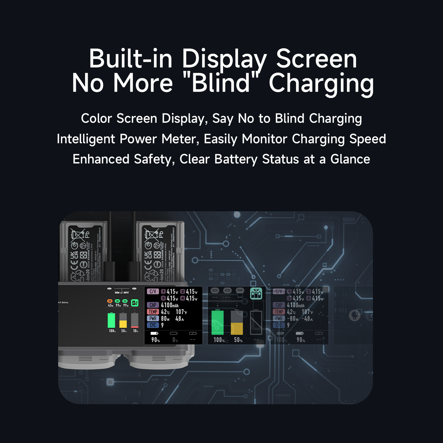 MA331 Air 3 Charging Hub,200W 3 Channel Smart Battery Charger for DJI Air 3 Series,RC Charger with APP Connection/LCD Display and Discharge Function ISDT