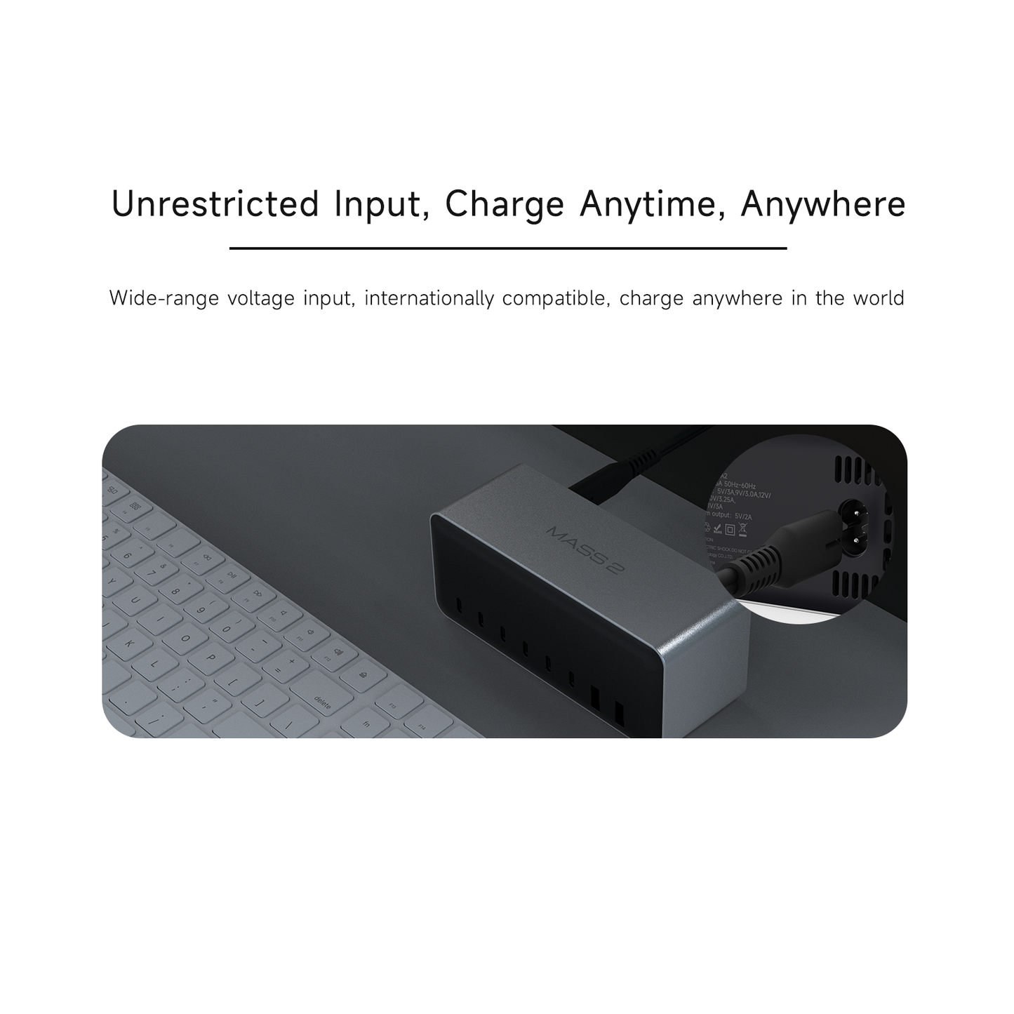 200W Desktop Power Station with 6 USB-C(65W) + 2 USB-A(24W) Ports,Fast Charger with APP Control,Smart Power Allocation,Screen Display,and Active Cooling Function,USB C Charger for Phone/iPad/Laptops ISDT Shop