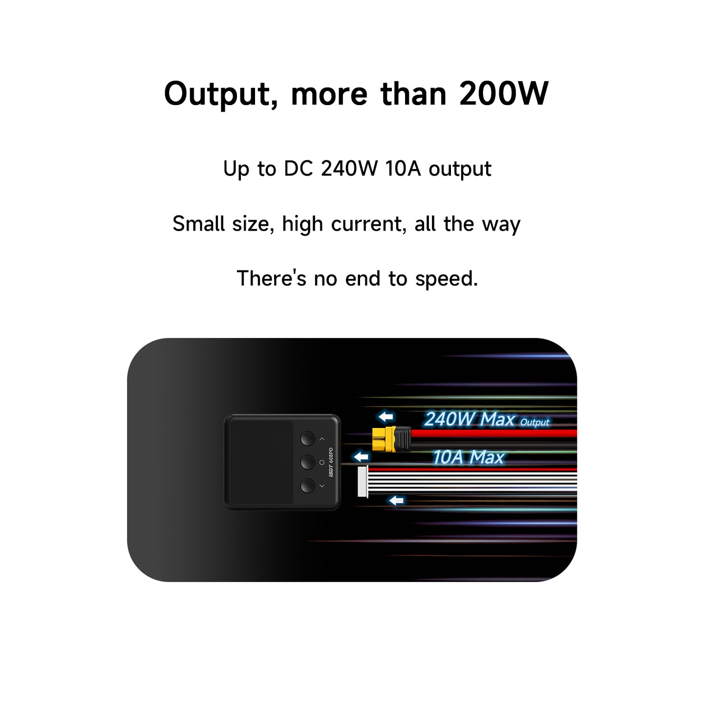 ISDT 608PD Lipo Charger,DC 240W/10A USB C 140W/5A Smart Digital Charger for RC Batteries,Universal Balance Discharge Charger for LiFe/Lilon/LiPo/LiHV (1-6S),NiMH(1-16S),Pb (1-12S) Batteries ISDT