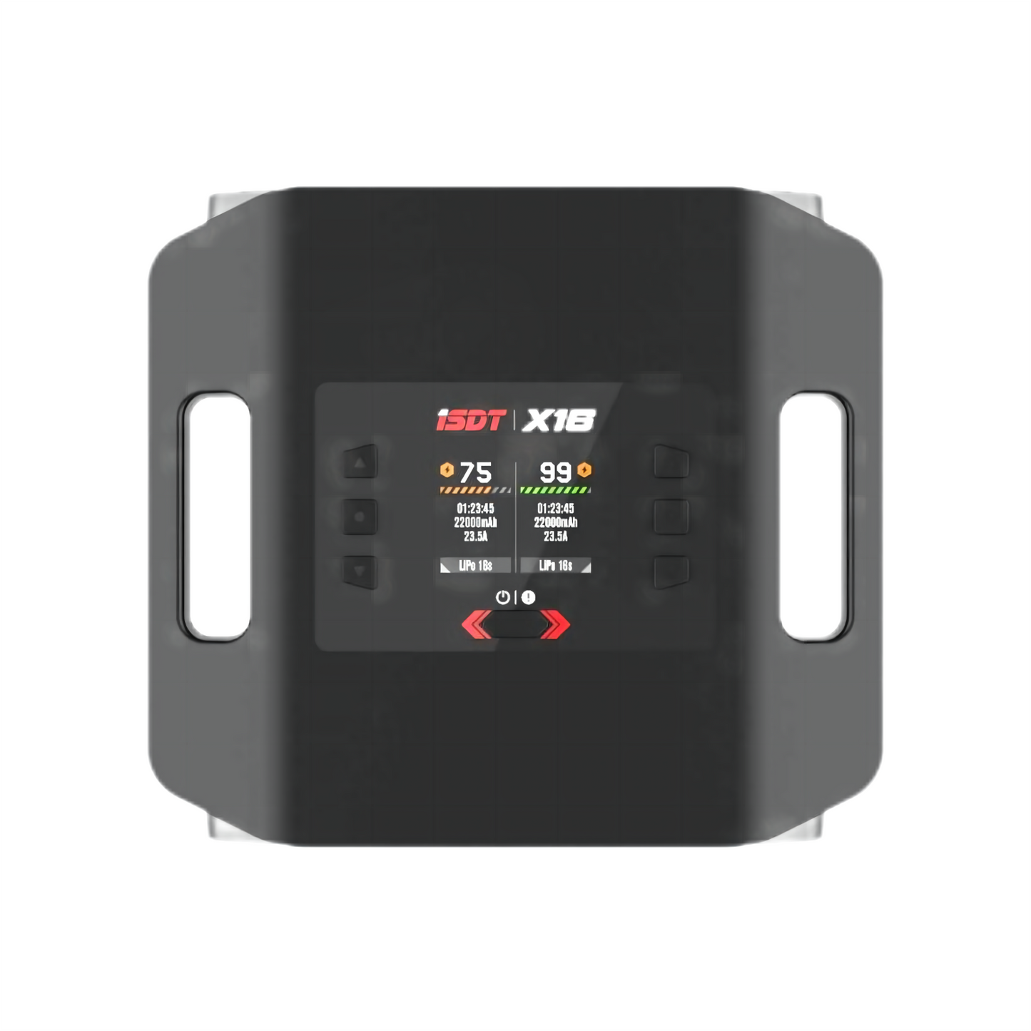 X16 Lipo Charger,1100W x 2/20A x 2 Dual Channel Lipo Charge and Discharge Cycle Balance Charger for 2~16S Batteries ISDT