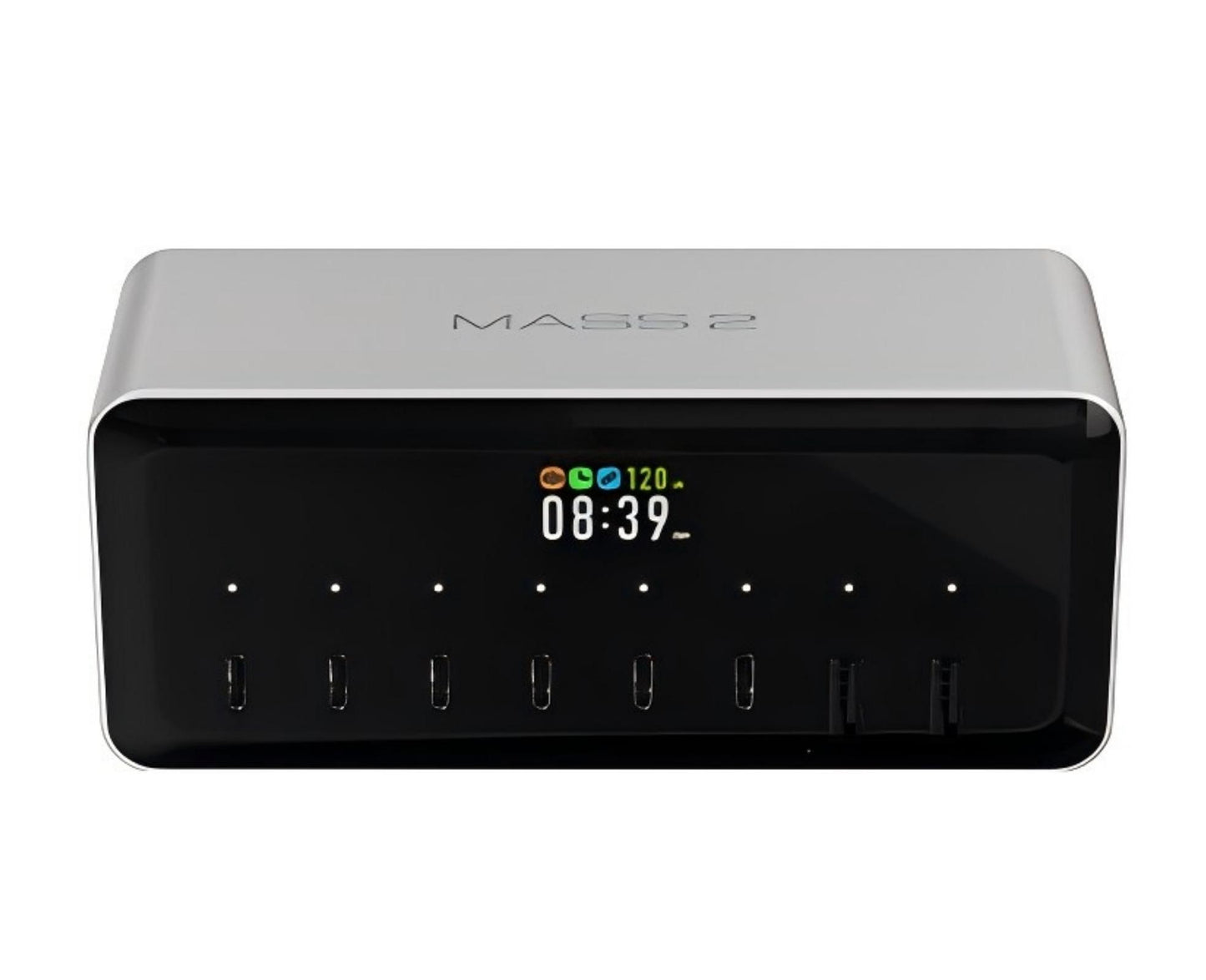200W Desktop Power Station with 6 USB-C(65W) + 2 USB-A(24W) Ports,Fast Charger with APP Control,Smart Power Allocation,Screen Display,and Active Cooling Function,USB C Charger for Phone/iPad/Laptops ISDT Shop