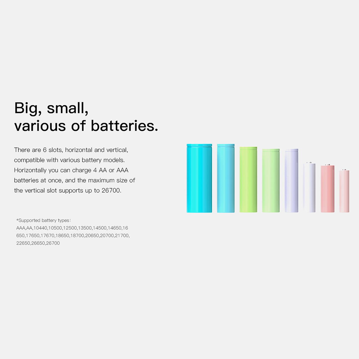 C4 Air Quick Battery Charger, 6 Slots USB C Household Battery Charger with Bluetooth APP Connection Function ISDT