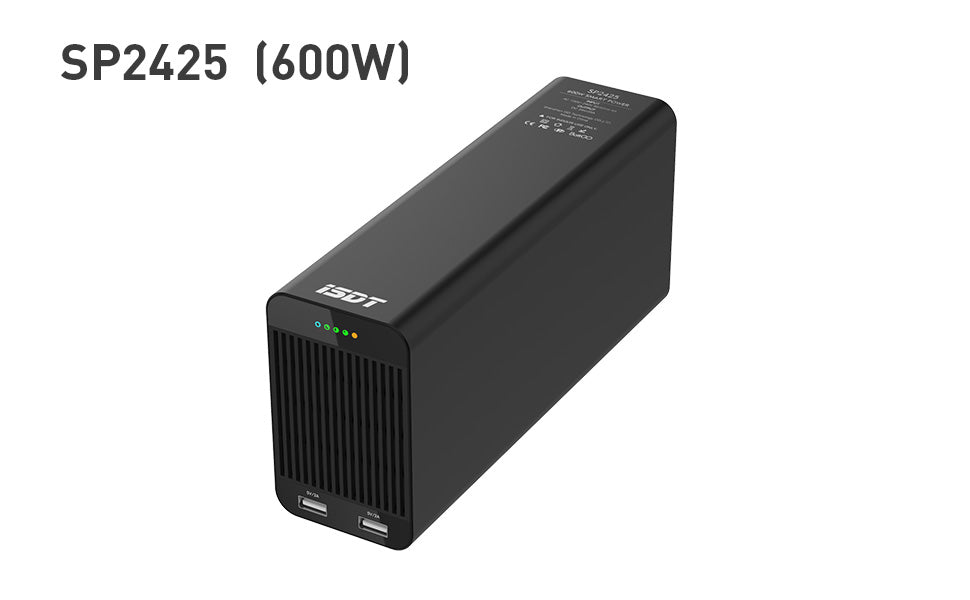 SP2425 DC Power Supply,600W 25A Power Station for DC Charger and Travel Camping Emergency ISDT