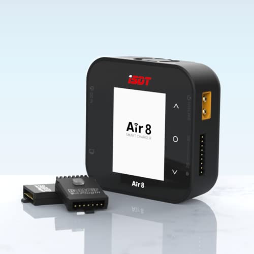 Air8 Smart Lipo Charger,DC 500W 20A Balance Charger for 1-8S Lipo Batteries ISDT