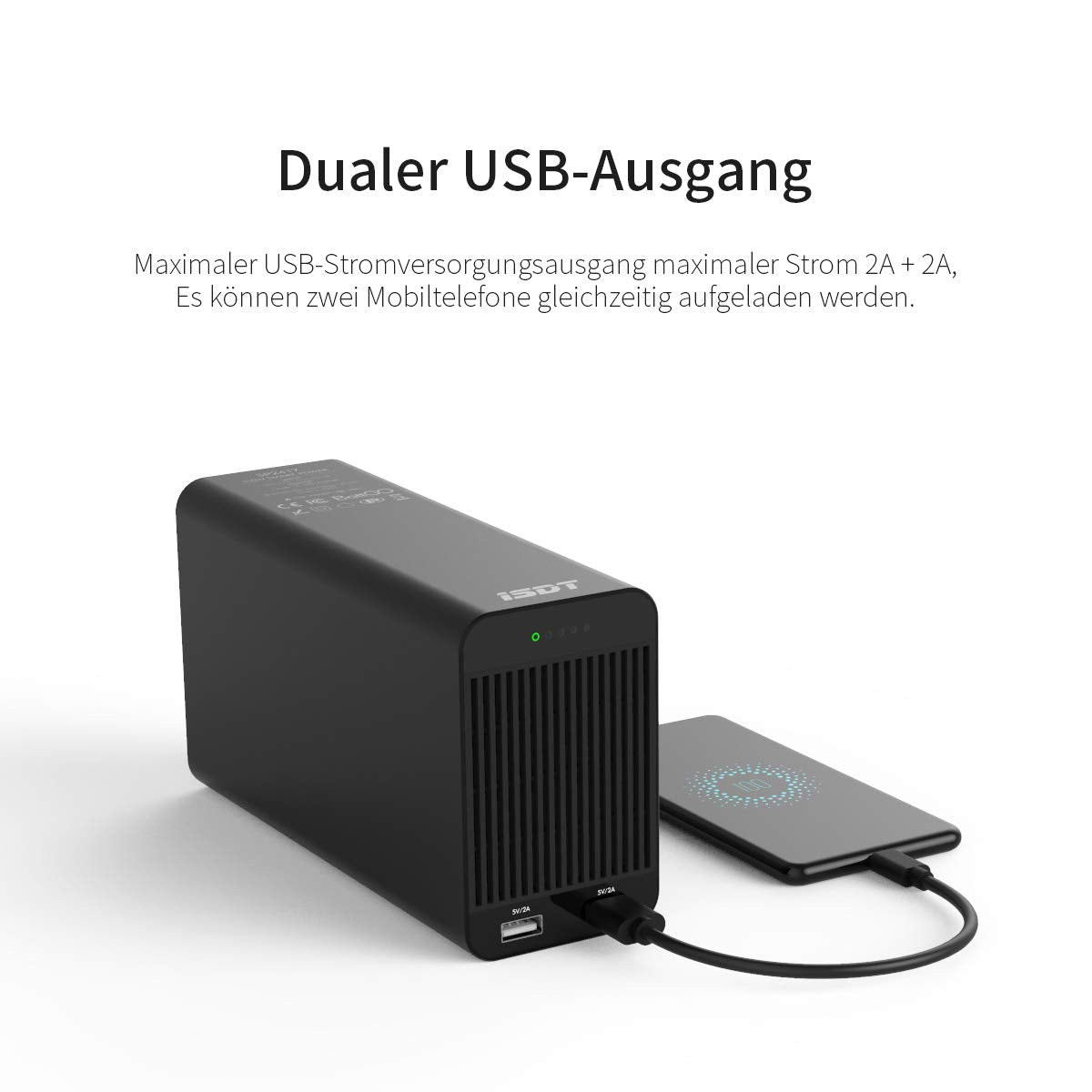 SP2417 Smart DC Power Supply,400W 17A Power Station for DC Charger and Travel Camping Emergency ISDT