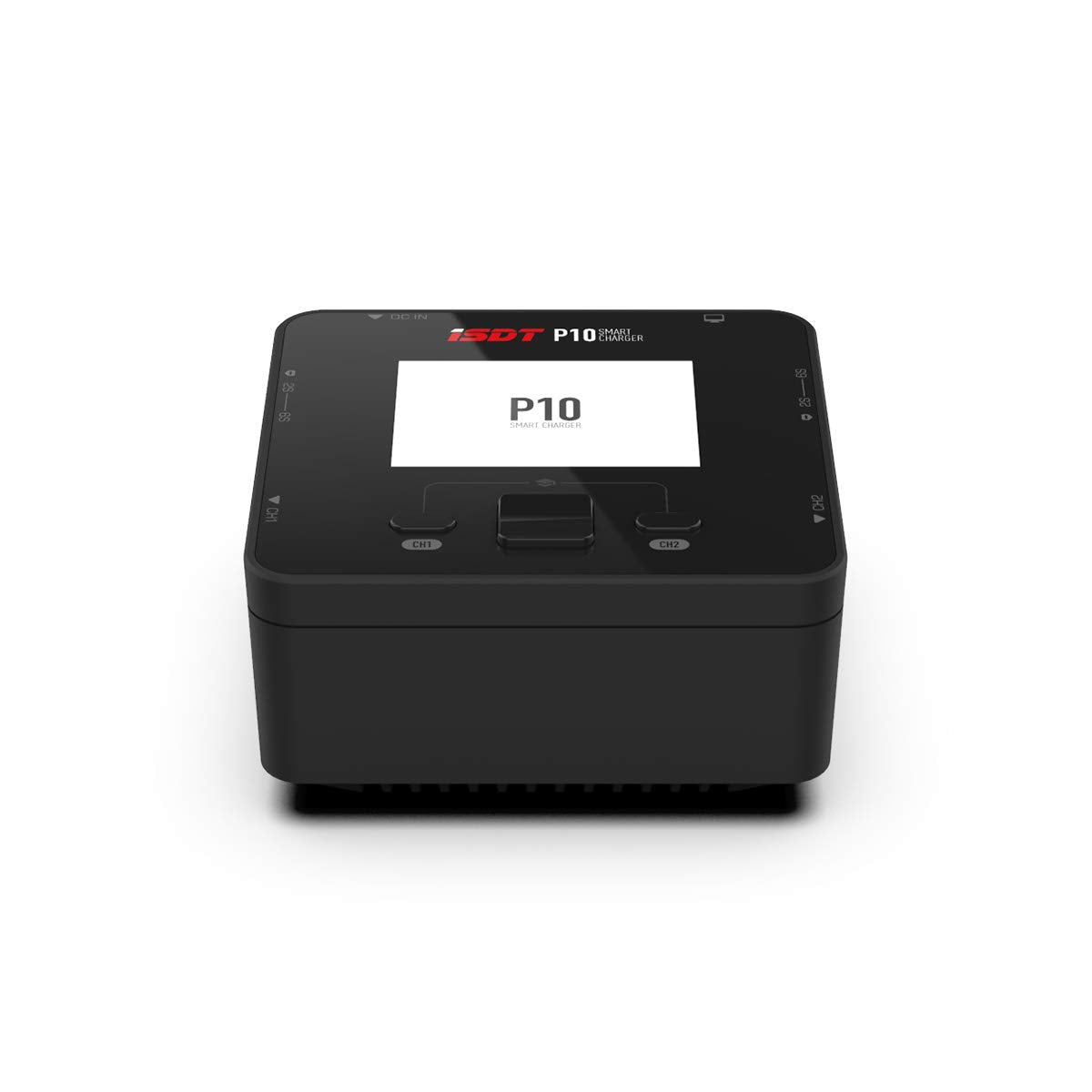 P10 Smart Lipo Charger,DC 250 W/10 A x 2 Dual Channel Lipo Battery Charger ISDT
