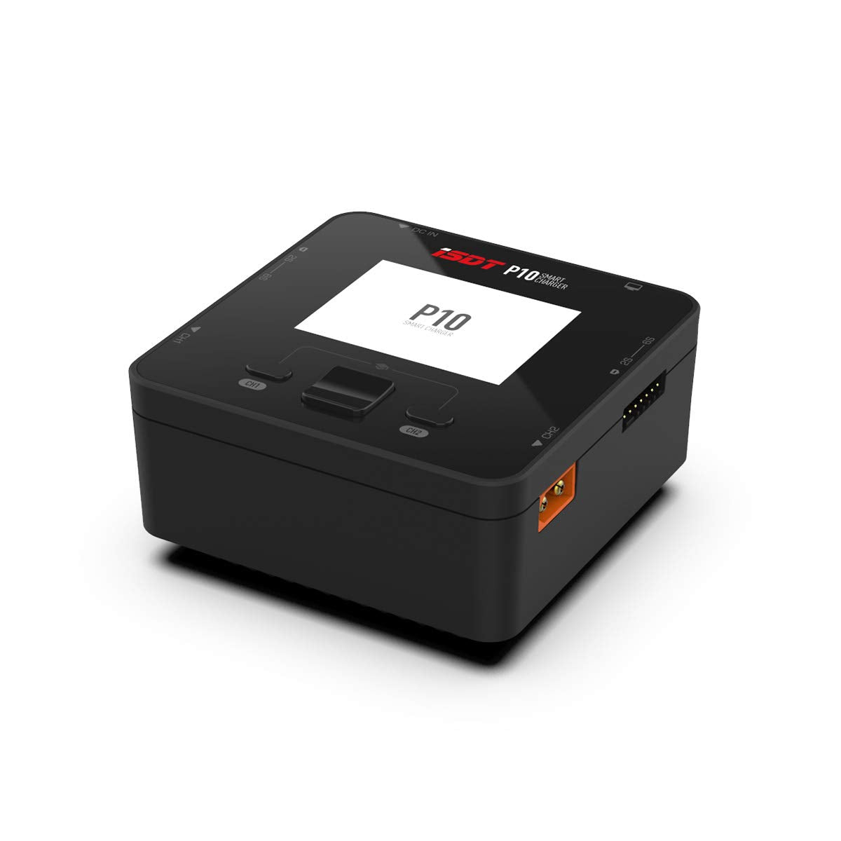 P10 Smart Lipo Charger,DC 250 W/10 A x 2 Dual Channel Lipo Battery Charger ISDT