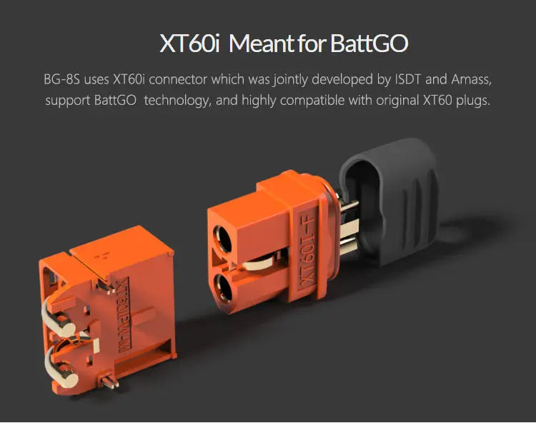 BG-8S Battery Meter, LCD Display Digital Battery Capacity Balance Checker for LiPo Batteries ISDT