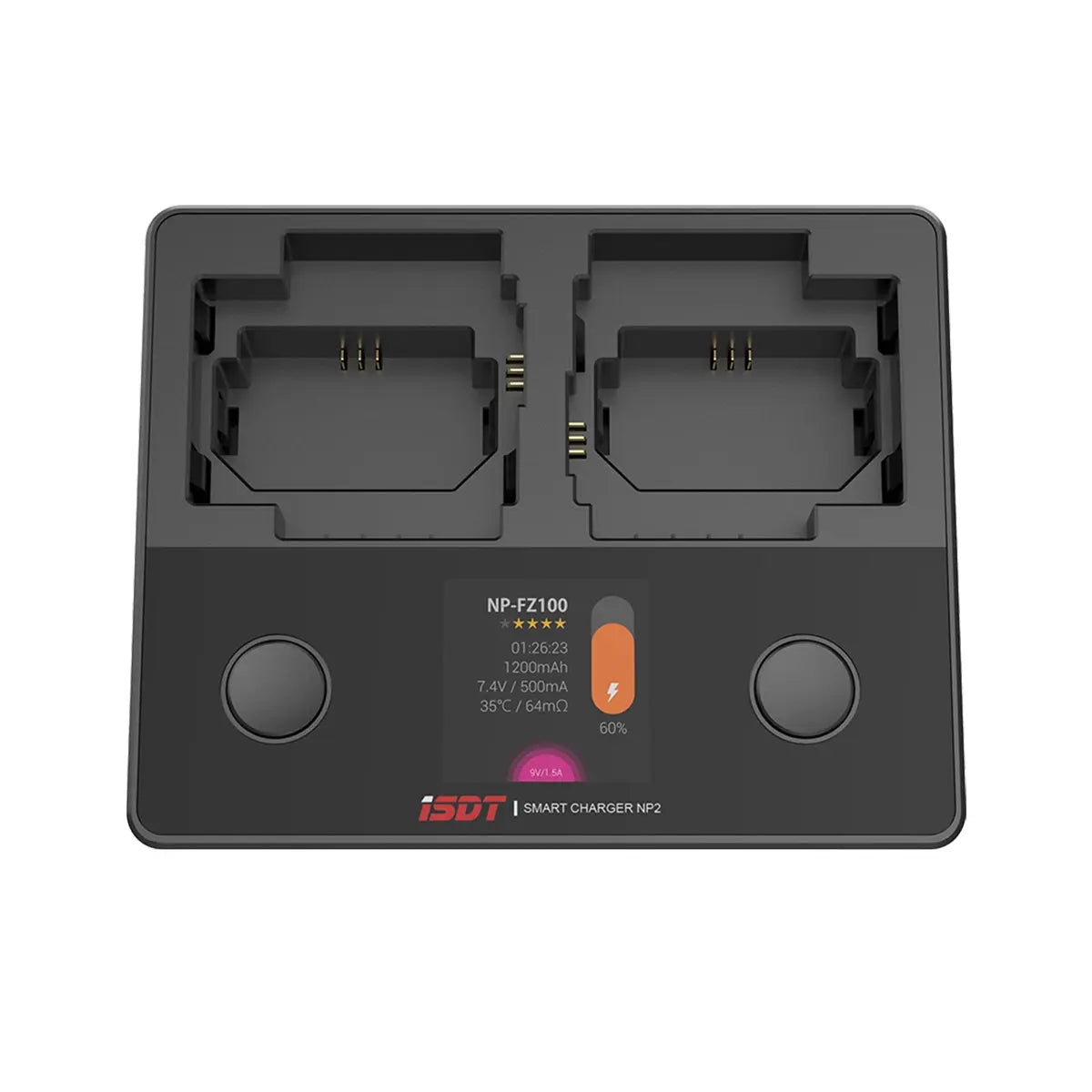 NP2 Camera Battery Charger,NP-FZ100 NP-FW50 NP-BX1 Smart Charger for Sony Batteries ISDT