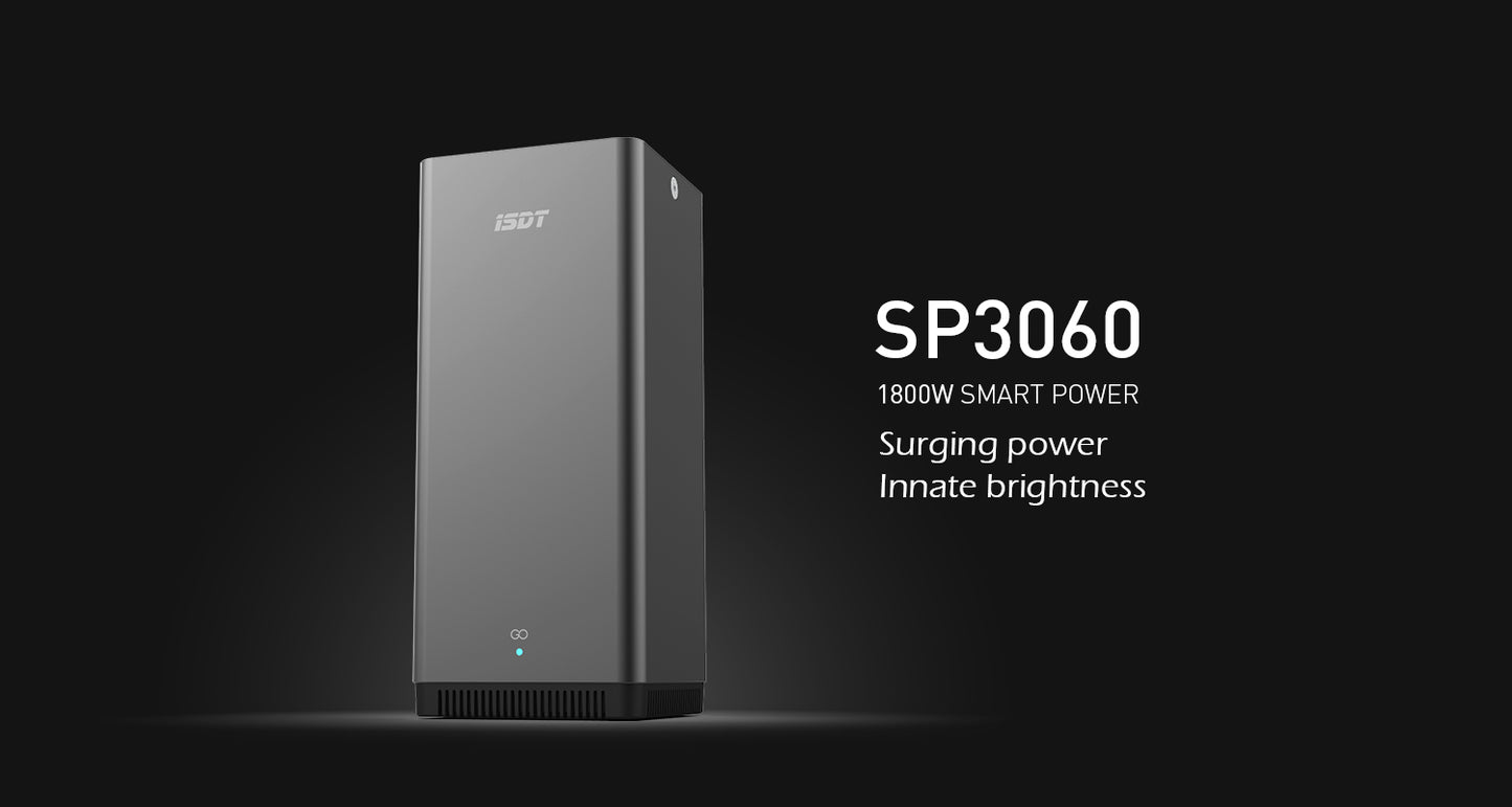 SP3060 DC Power Supply,1800W 33A Smart Power Station for DC Lipo Charger/Travel Camping Emergency ISDT