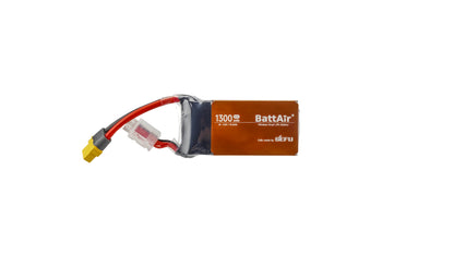 ISDT BattAir Smart Battery for RC Car, 4S 1300mAh 50C for RC Plane (2 Packs)