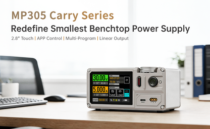 ISDT MP305B Portable DC Power Supply Linear Regulated, Ultra Small 150W Bench Power Supply Variable Adjustable with Color Touch Screen, Compact Universal Battery Charger ISDT