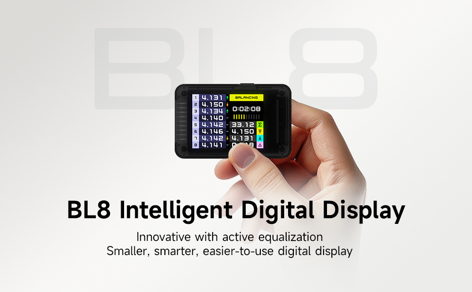 ISDT BL8 LiPo Battery Checker 2S-8S Smart Active Balancer XH2.54