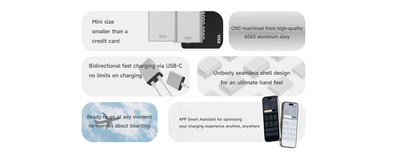 ISDT PB40 MINI 10000 mAh Power Bank, 36W Max USB C PD Fast Charging Battery Power Bank, Independent Dual Charge Portable Cell Phone Charger, Mini Power Bank Compatible with iPhone, iPad, iWatch Tablets ISDT Shop