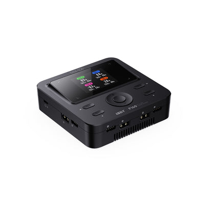 ISDT F160 Lipo Battery GaN technology 4 channels 40W AC Charger 5W ×4 Discharger LiHv/LiPo/Life/Lilon NiMH/Pb Charger ISDT Shop