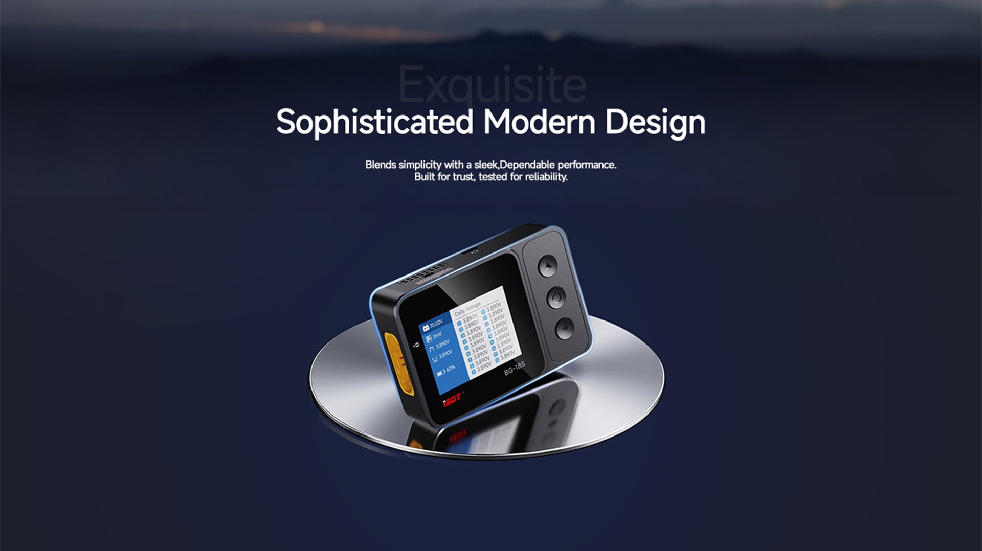 ISDT BG-18S Battery Meter, LCD Display Digital Battery Capacity Checker and Balancer for LiFe, LiPo, LiHv, ULiHv 12-18S ISDT Shop
