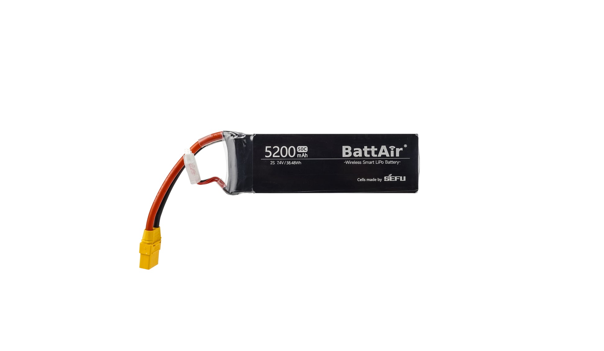 ISDT BattAir Smart Battery for RC Car, 2S 5200mAh 80C for RC Plane (2 Pack) ISDT