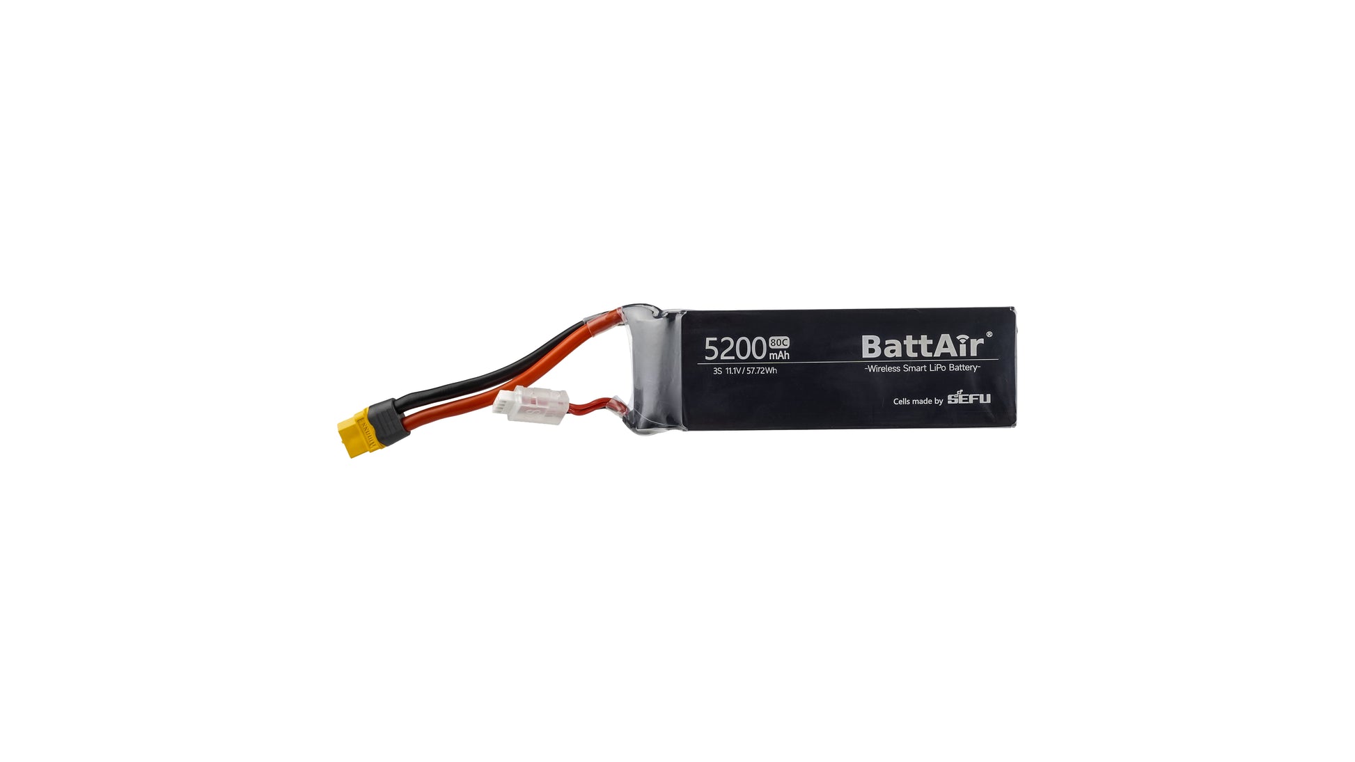 ISDT BattAir Smart Battery for RC Car, 3S 5200mAh 80C for RC Plane (2 Pack) ISDT