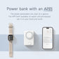 PB50 DW Portable Charger Power Bank,Smart Wireless Power Bank for iPhone/iWatch,15000 mAh Mini Magnetic Power Bank ISDT