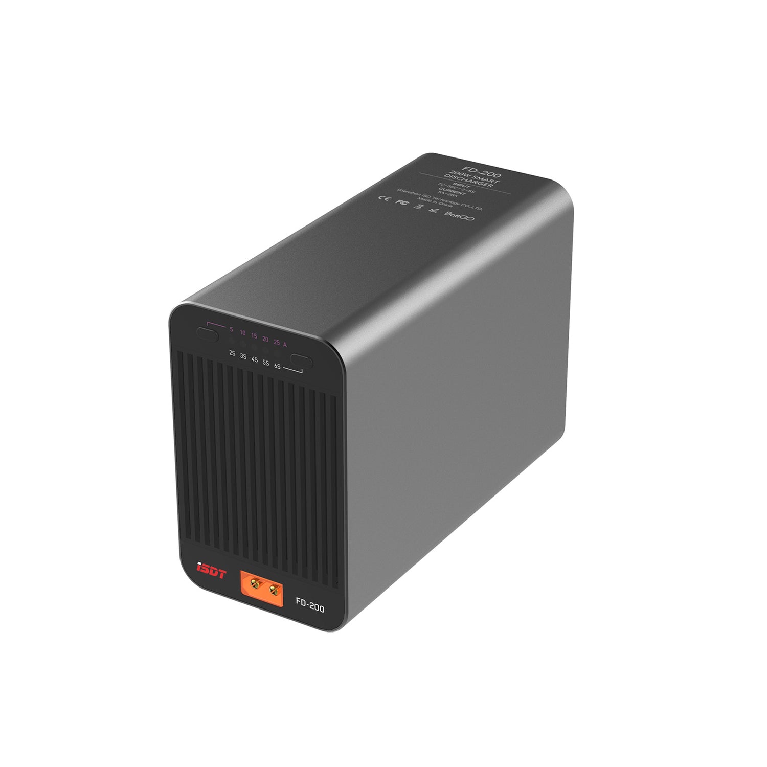 Descargador inteligente FD-200, 200W 25A Descarga de control de aplicaciones inalámbricas para baterías de 2-8S