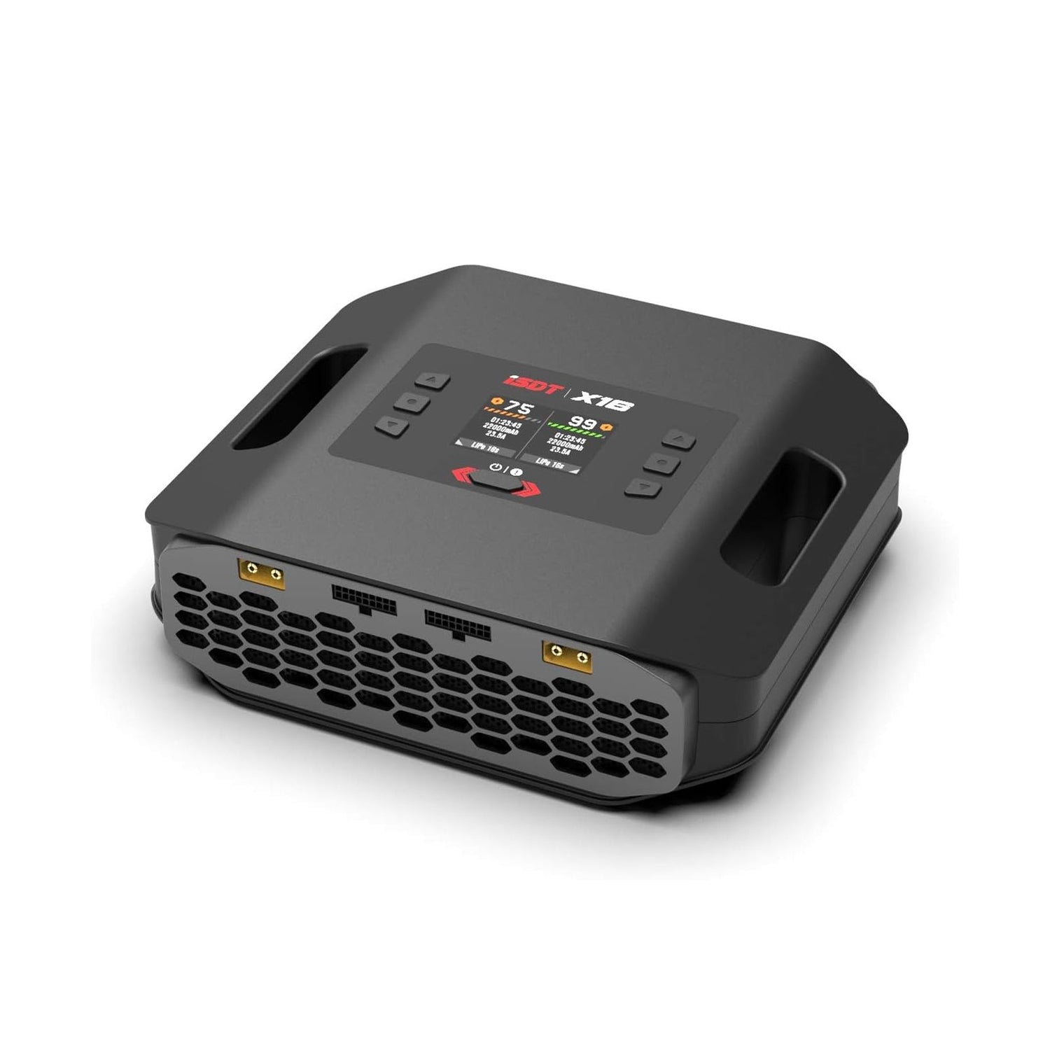 X16 Lipo Charger,1100W x 2/20A x 2 Dual Channel Lipo Charge and Discharge Cycle Balance Charger for 2~16S Batteries