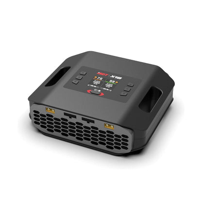 X16 Lipo Charger,1100W x 2/20A x 2 Dual Channel Lipo Charge and Discharge Cycle Balance Charger for 2~16S Batteries ISDT