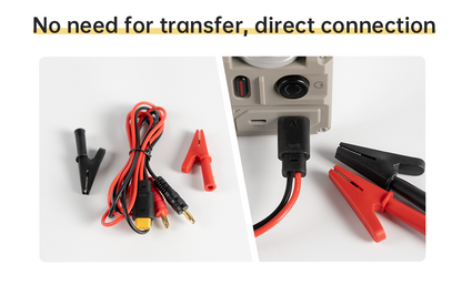 ISDT MR30 Output Cable Silicone Wire For MP305 Power Supply, 4mm Banana Plug with Replaceable Alligator Clips ISDT Shop