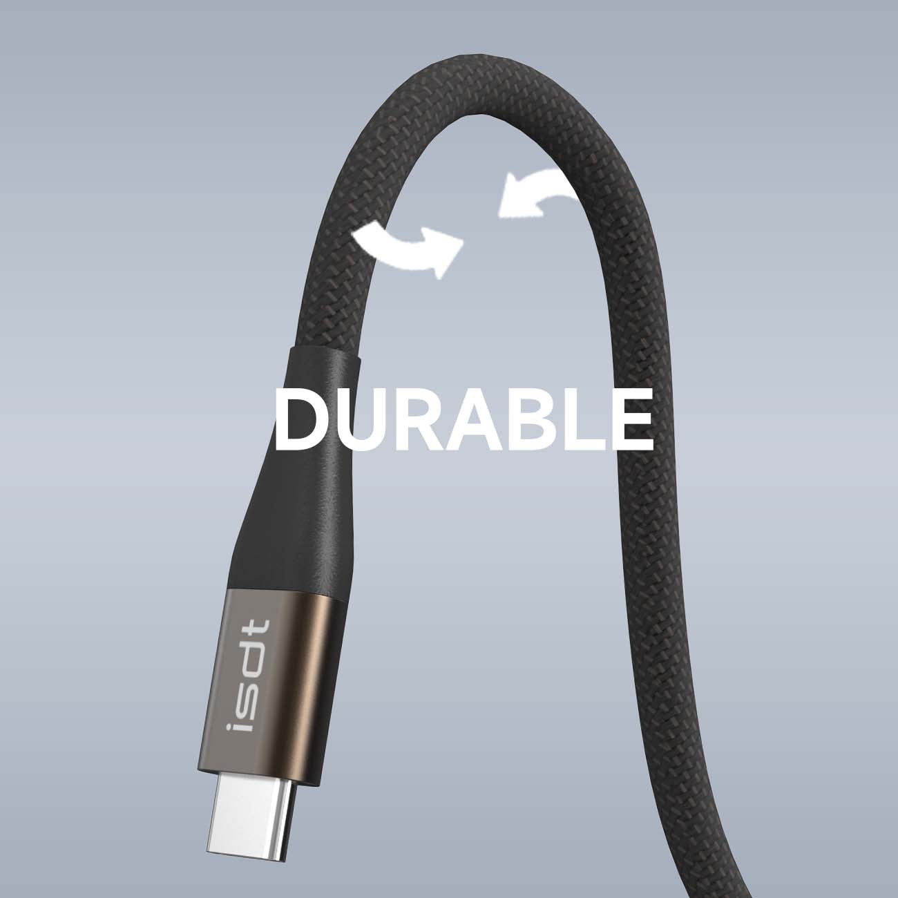 Câble de chargeur USB C, 100W / 240W Charge rapide Câble USB C, 1,2 m –  ISDT Shop